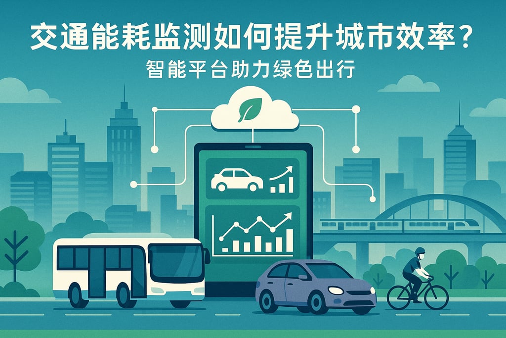 交通能耗监测如何提升城市效率？智能平台助力绿色出行