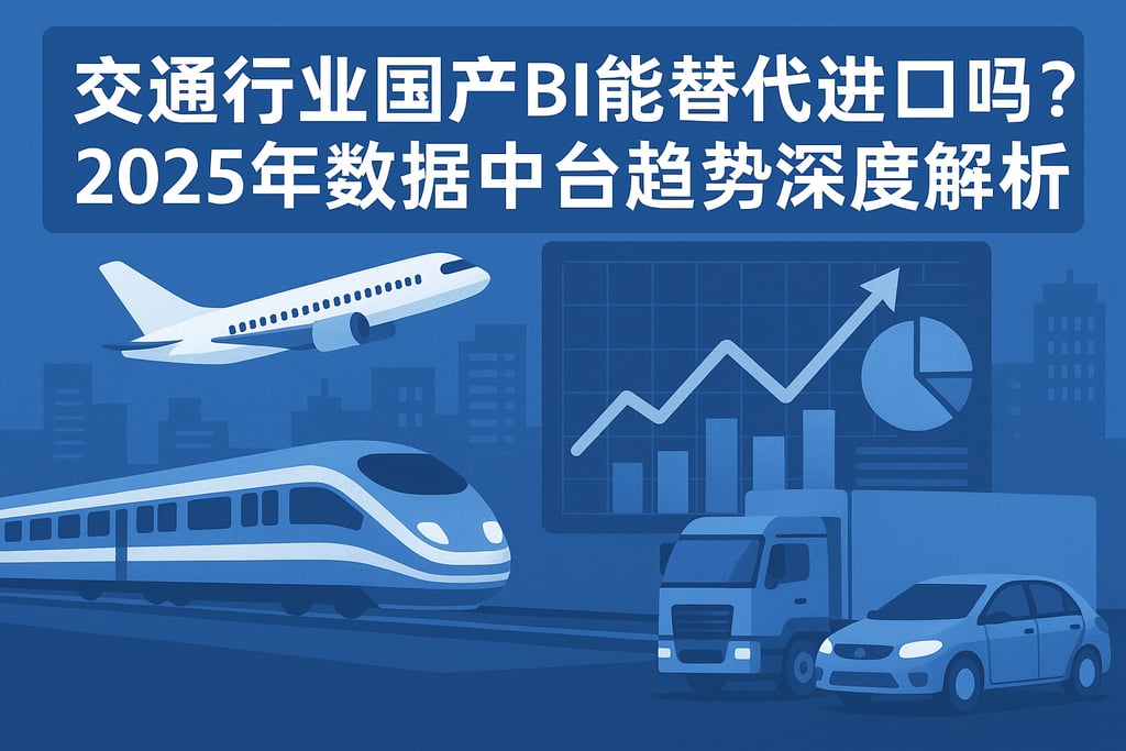 交通行业国产BI能替代进口吗？2025年数据中台趋势深度解析