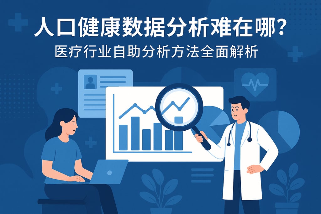 人口健康数据分析难在哪？医疗行业自助分析方法全面解析