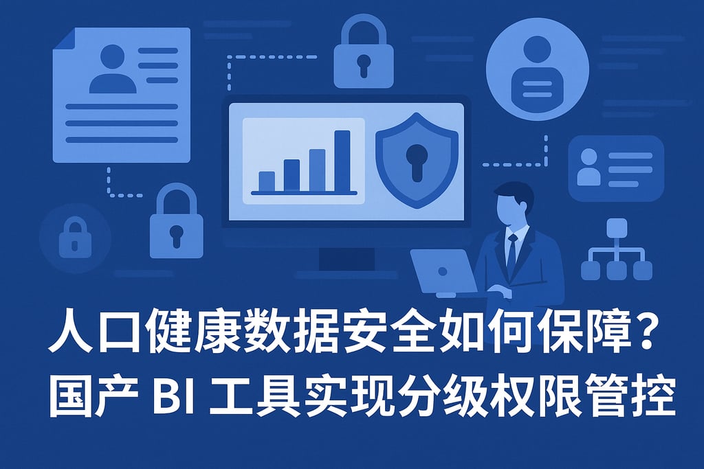 人口健康数据安全如何保障？国产BI工具实现分级权限管控