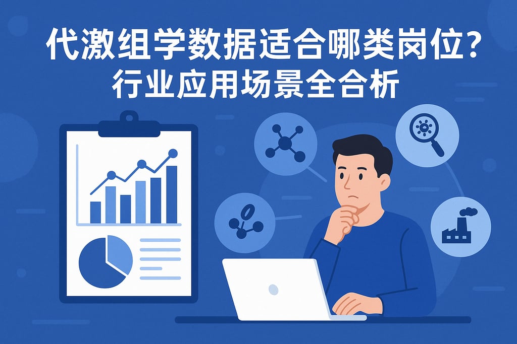 代谢组学数据适合哪类岗位？行业应用场景全解析