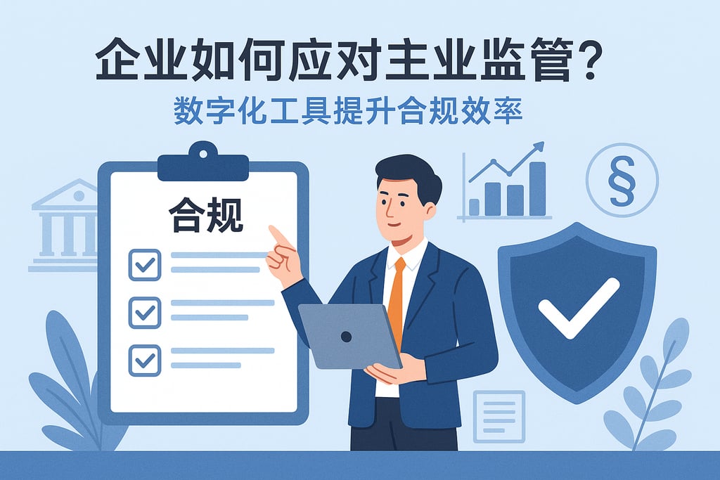 企业如何应对主业监管？数字化工具提升合规效率