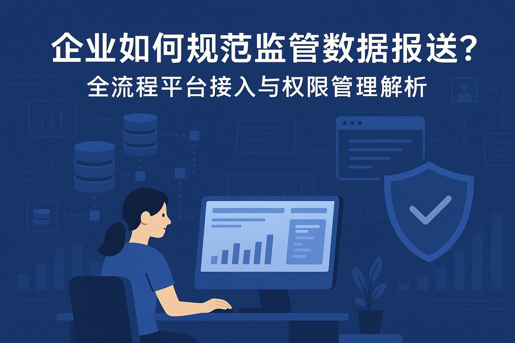 企业如何规范监管数据报送？全流程平台接入与权限管理解析