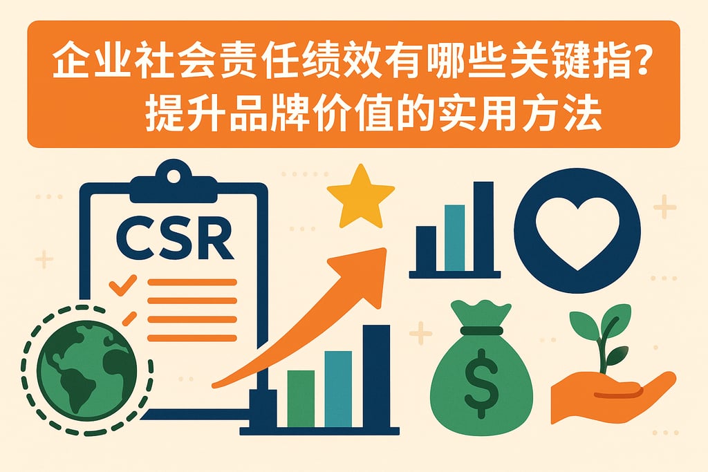 企业社会责任绩效有哪些关键指标？提升品牌价值的实用方法