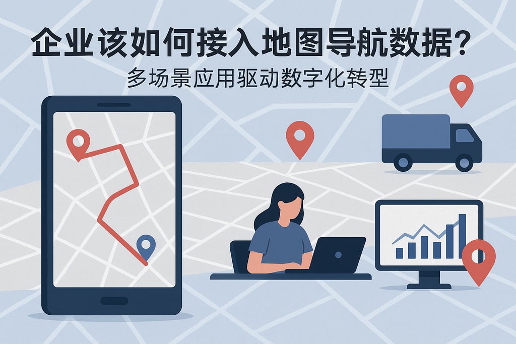 企业该如何接入地图导航数据？多场景应用驱动数字化转型