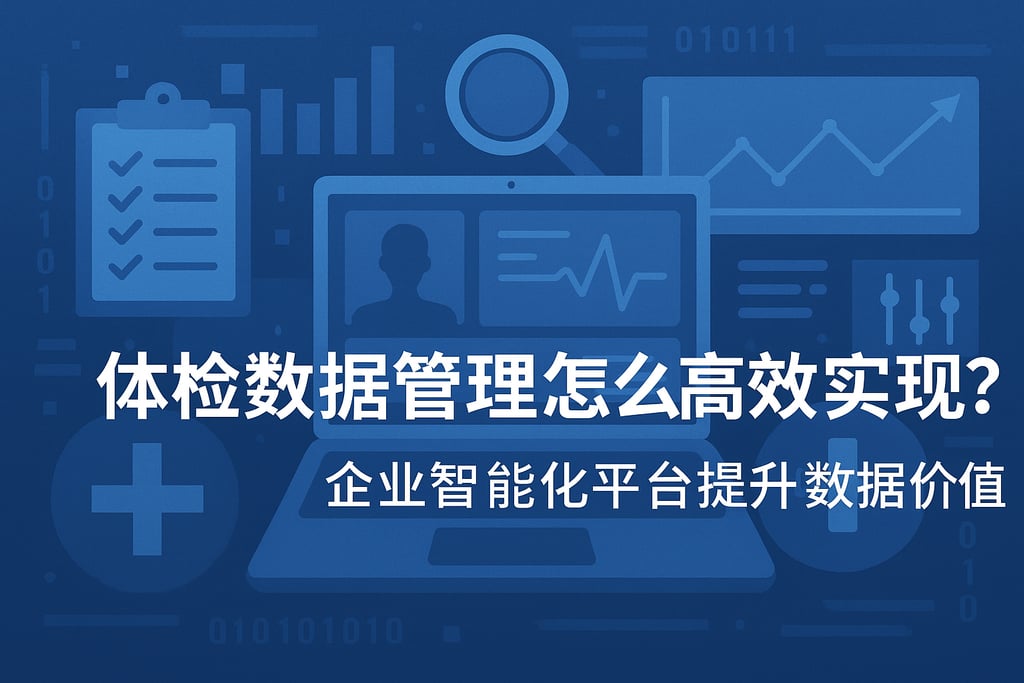 体检数据管理怎么高效实现？企业智能化平台提升数据价值