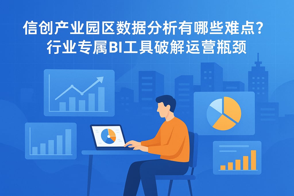 信创产业园区数据分析有哪些难点？行业专属BI工具破解运营瓶颈