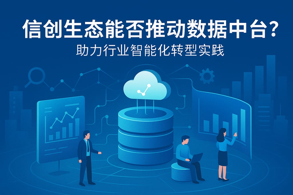 信创生态能否推动数据中台？助力行业智能化转型实践