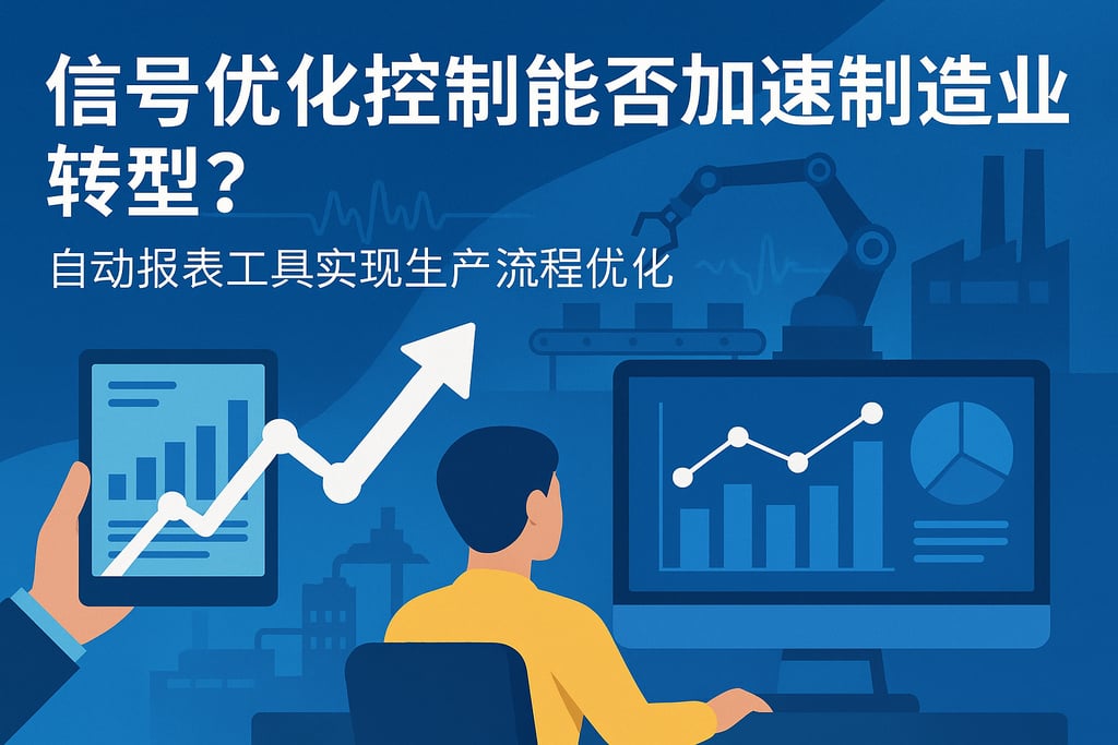 信号优化控制能否加速制造业转型？自动报表工具实现生产流程优化