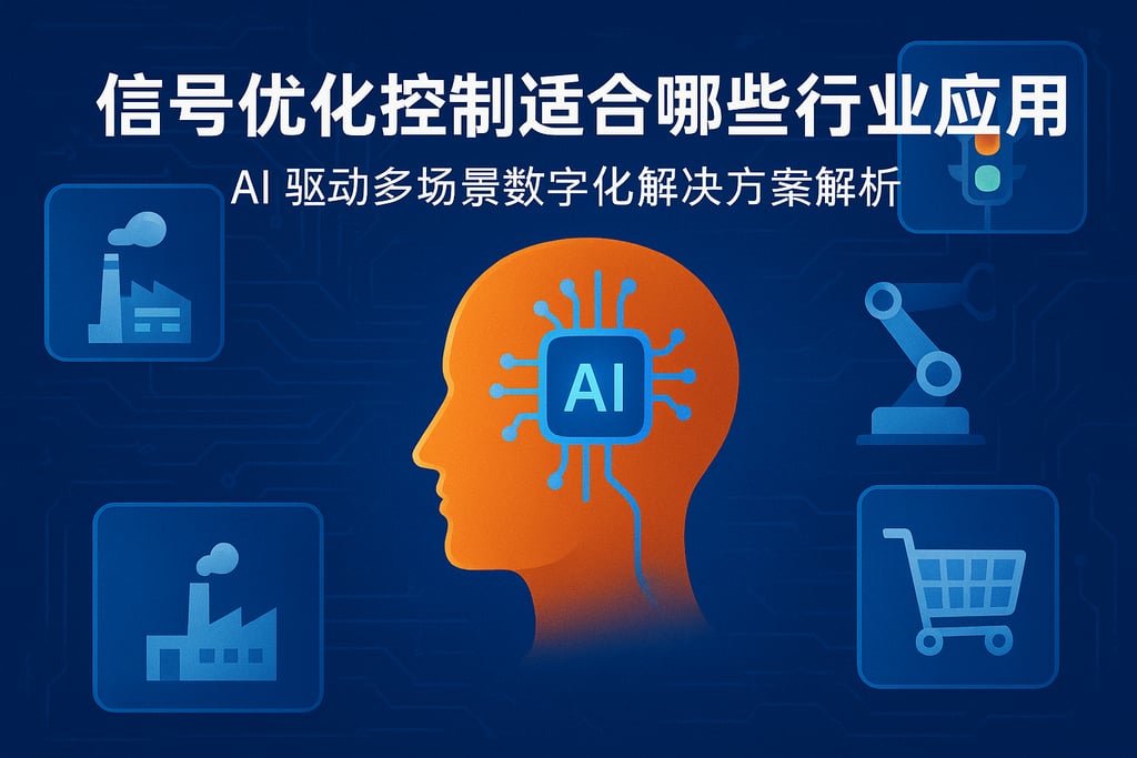 信号优化控制适合哪些行业应用？AI驱动多场景数字化解决方案解析
