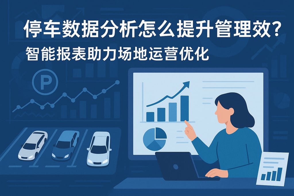 停车数据分析怎么提升管理效率？智能报表助力场地运营优化
