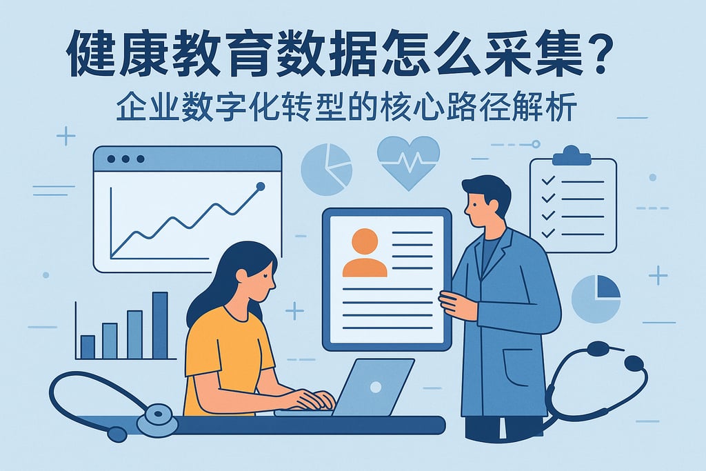 健康教育数据怎么采集？企业数字化转型的核心路径解析