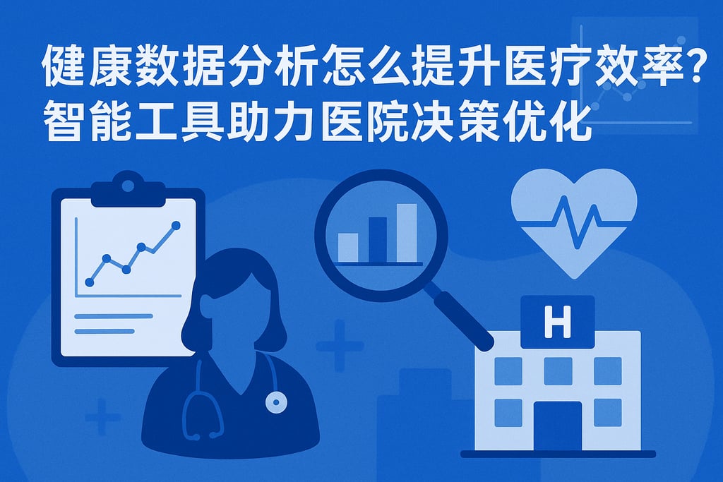 健康数据分析怎么提升医疗效率？智能工具助力医院决策优化