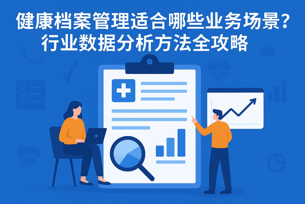 健康档案管理适合哪些业务场景？行业数据分析方法全攻略