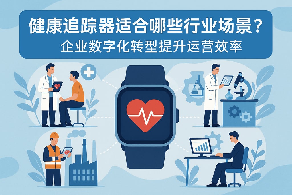 健康追踪器适合哪些行业场景？企业数字化转型提升运营效率