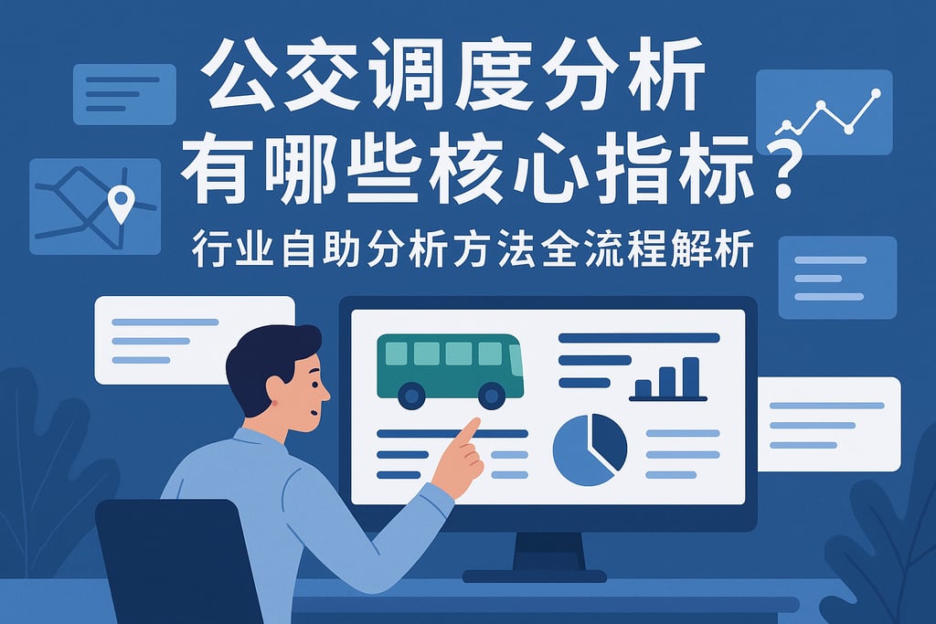 公交调度分析有哪些核心指标？行业自助分析方法全流程解析