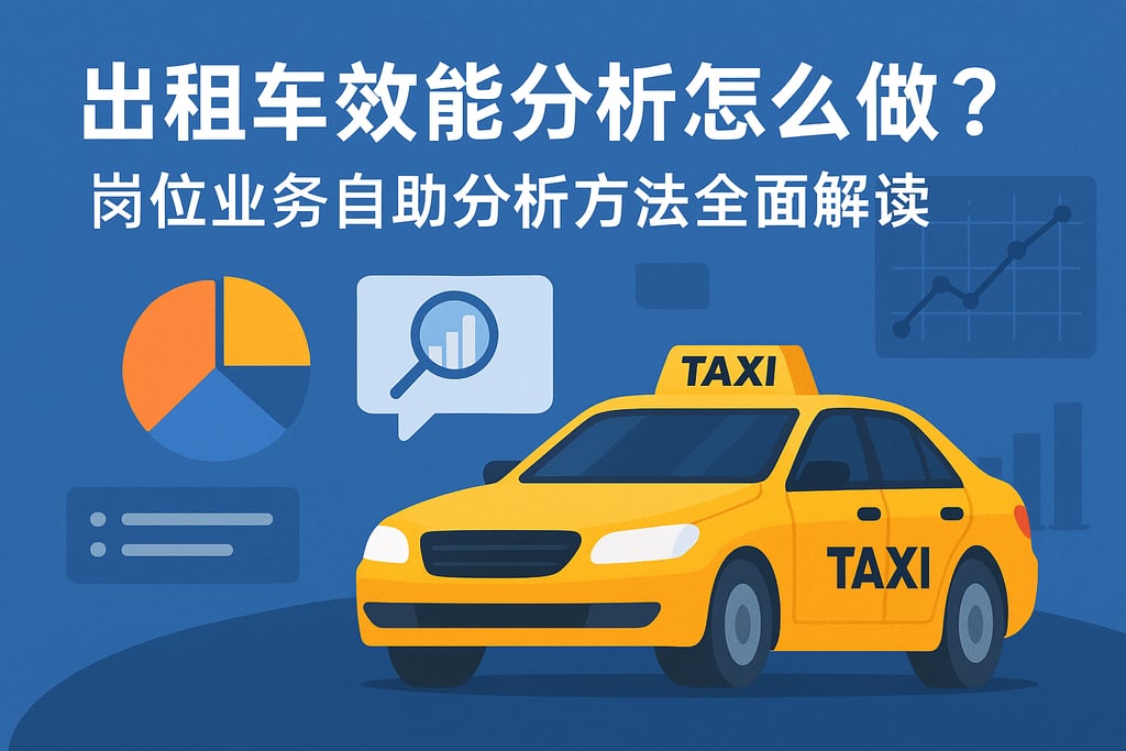 出租车效能分析怎么做？岗位业务自助分析方法全面解读