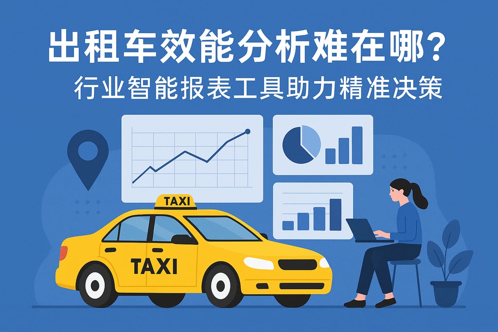 出租车效能分析难在哪？行业智能报表工具助力精准决策