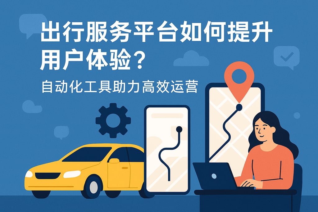 出行服务平台如何提升用户体验？自动化工具助力高效运营