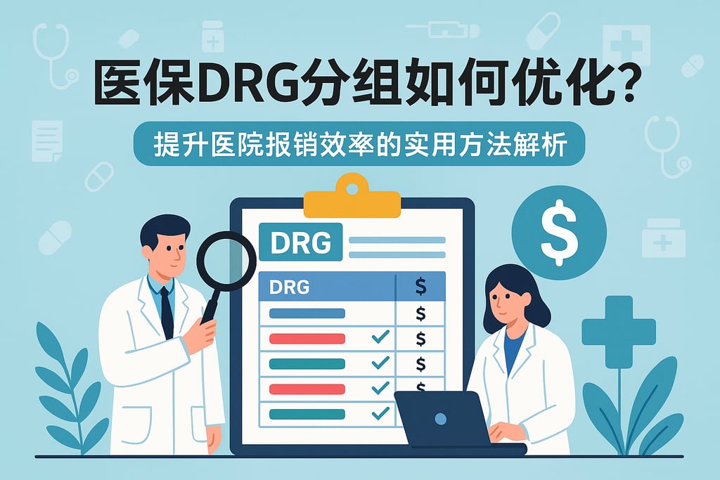 医保DRG分组如何优化？提升医院报销效率的实用方法解析