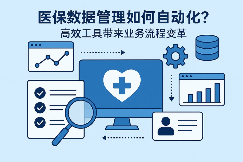 医保数据管理如何自动化？高效工具带来业务流程变革
