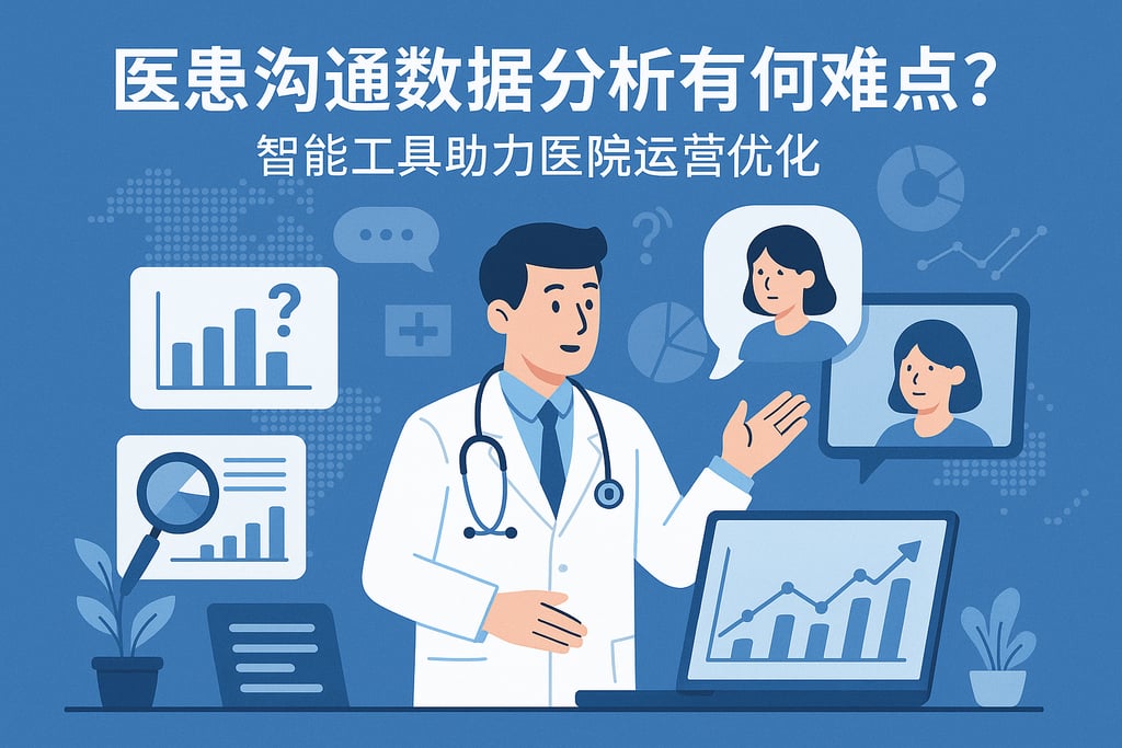 医患沟通数据分析有何难点？智能工具助力医院运营优化