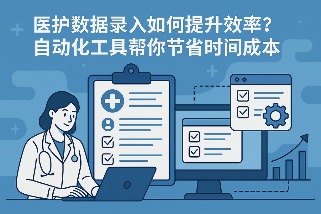 医护数据录入如何提升效率？自动化工具帮你节省时间成本