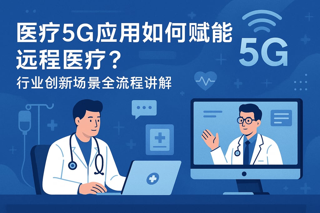 医疗5G应用如何赋能远程医疗？行业创新场景全流程讲解