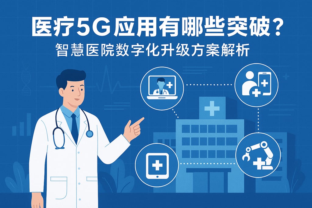 医疗5G应用有哪些突破？智慧医院数字化升级方案解析