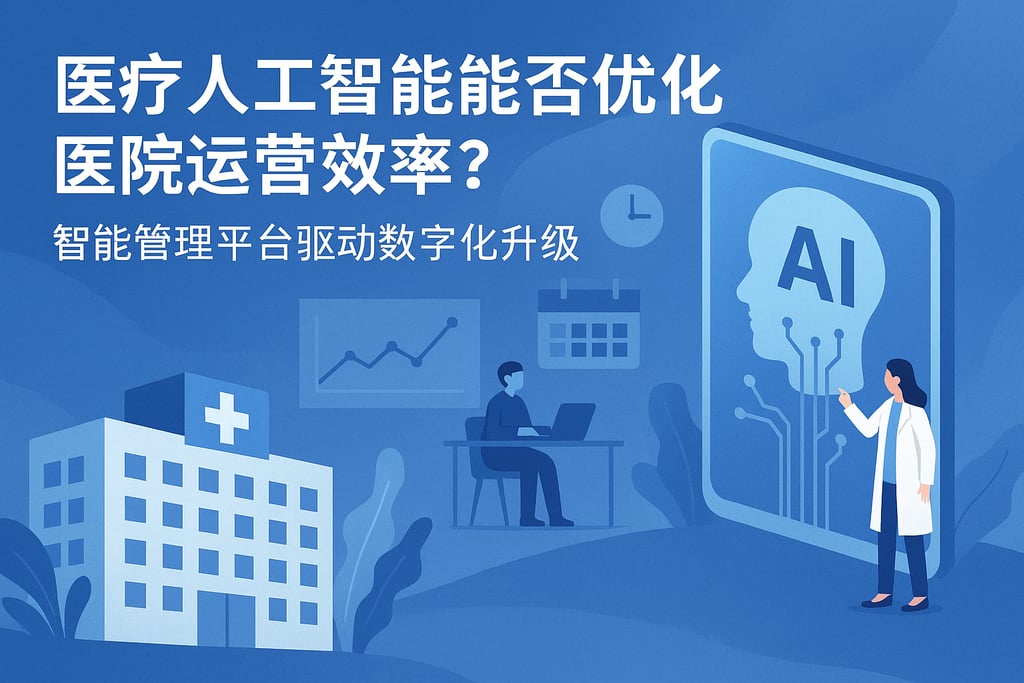 医疗人工智能能否优化医院运营效率？智能管理平台驱动数字化升级