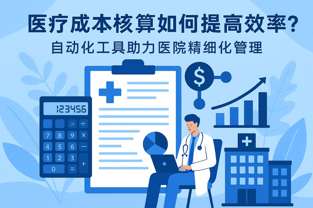 医疗成本核算如何提高效率？自动化工具助力医院精细化管理