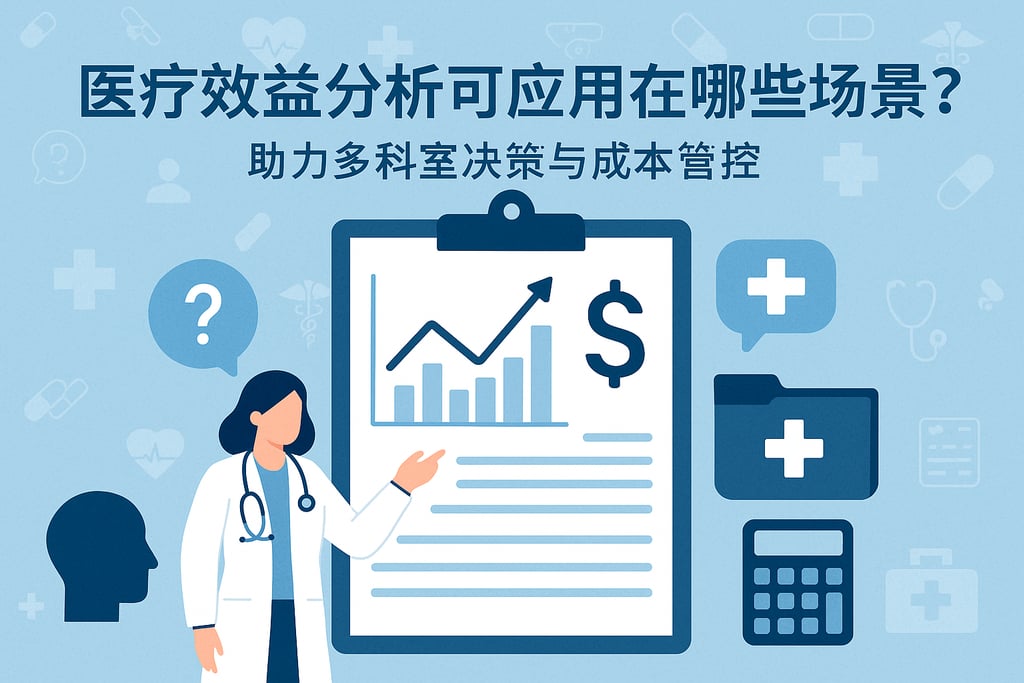 医疗效益分析可应用在哪些场景？助力多科室决策与成本管控