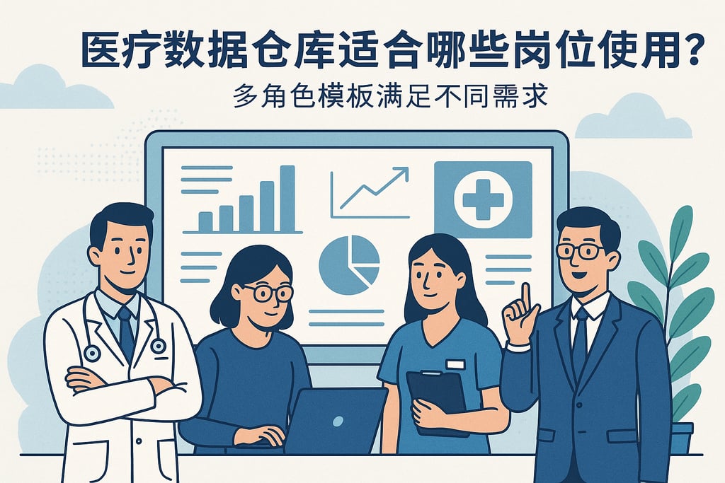 医疗数据仓库适合哪些岗位使用？多角色模板满足不同需求