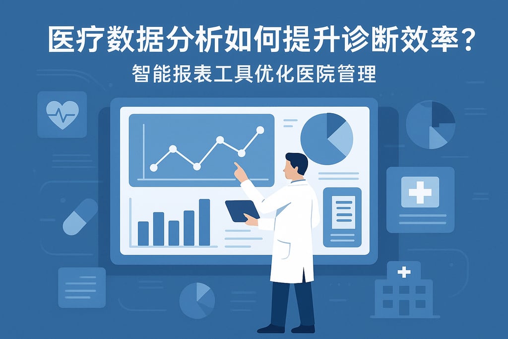 医疗数据分析如何提升诊断效率？智能报表工具优化医院管理