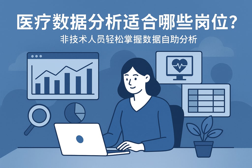 医疗数据分析适合哪些岗位？非技术人员轻松掌握数据自助分析