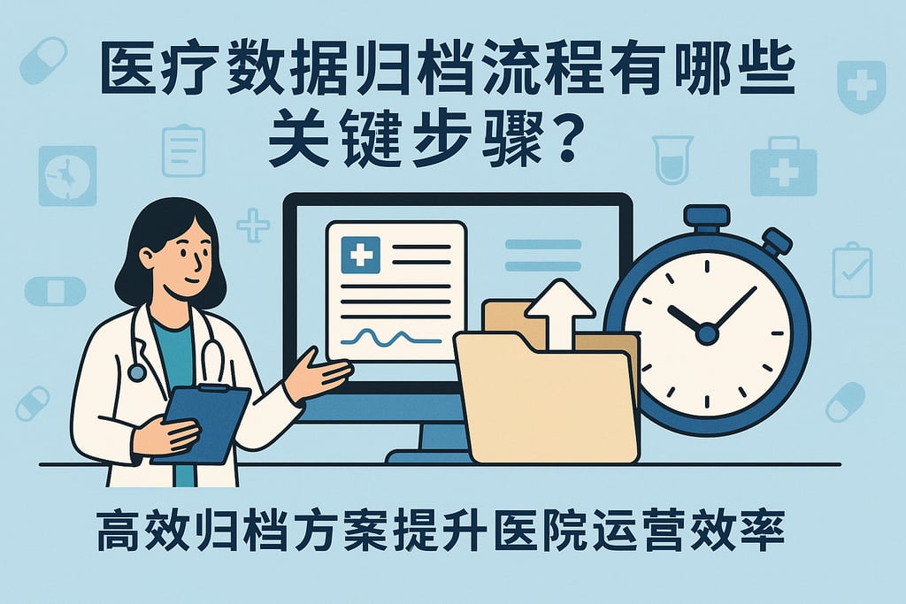 医疗数据归档流程有哪些关键步骤？高效归档方案提升医院运营效率