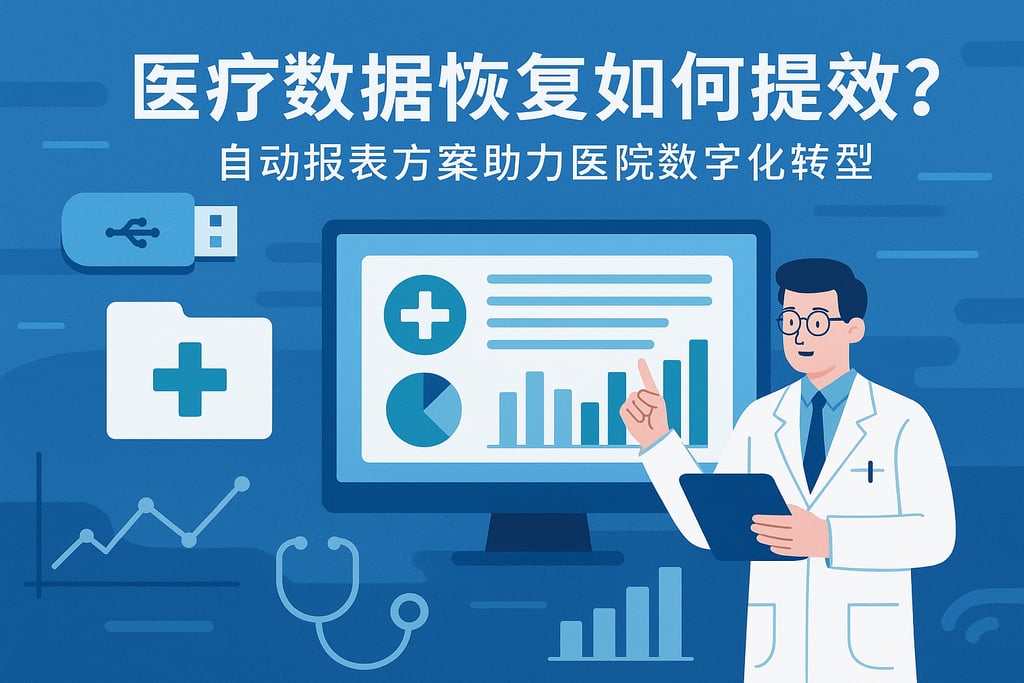 医疗数据恢复如何提效？自动报表方案助力医院数字化转型