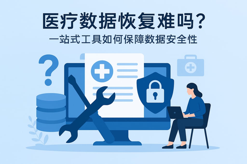 医疗数据恢复难吗？一站式工具如何保障数据安全性