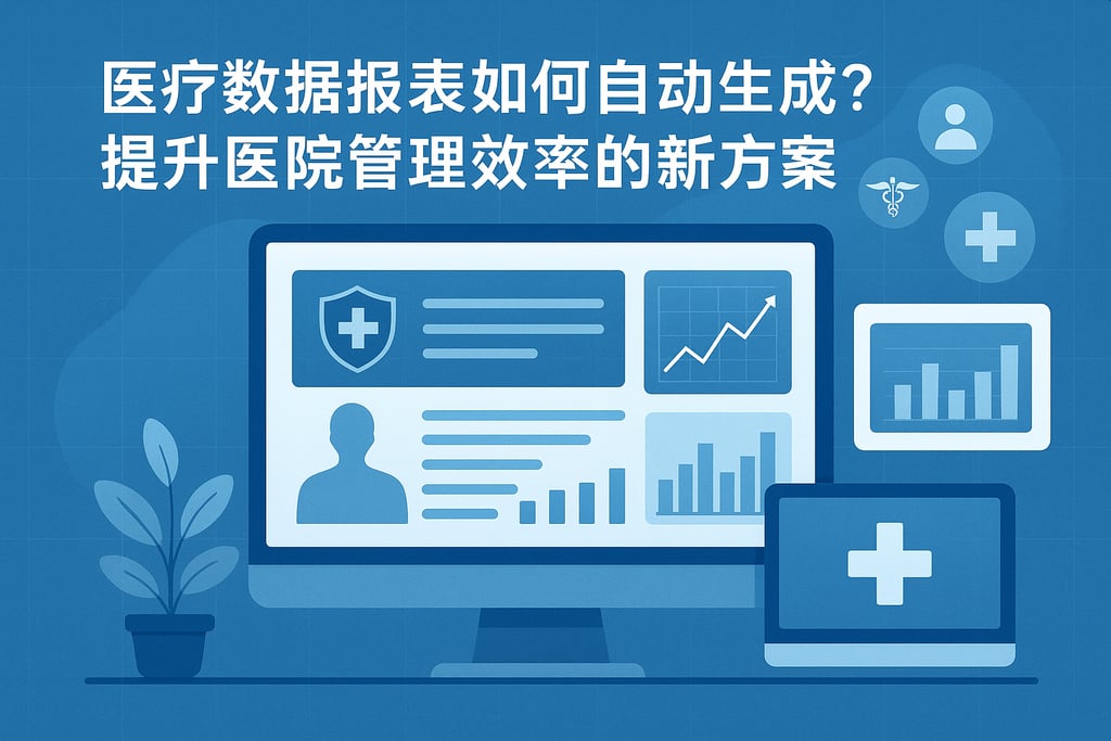 医疗数据报表如何自动生成？提升医院管理效率的新方案
