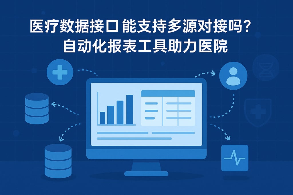 医疗数据接口能否支持多源对接？自动化报表工具助力医院