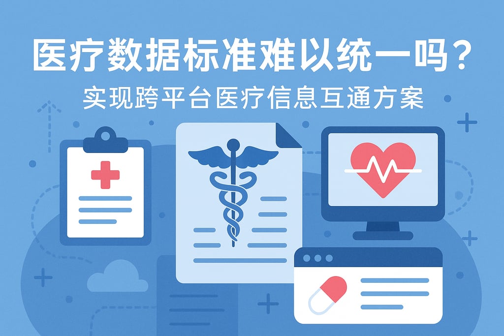 医疗数据标准难以统一吗？实现跨平台医疗信息互通方案