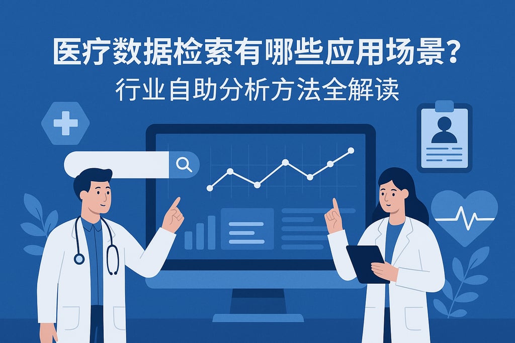 医疗数据检索有哪些应用场景？行业自助分析方法全解读
