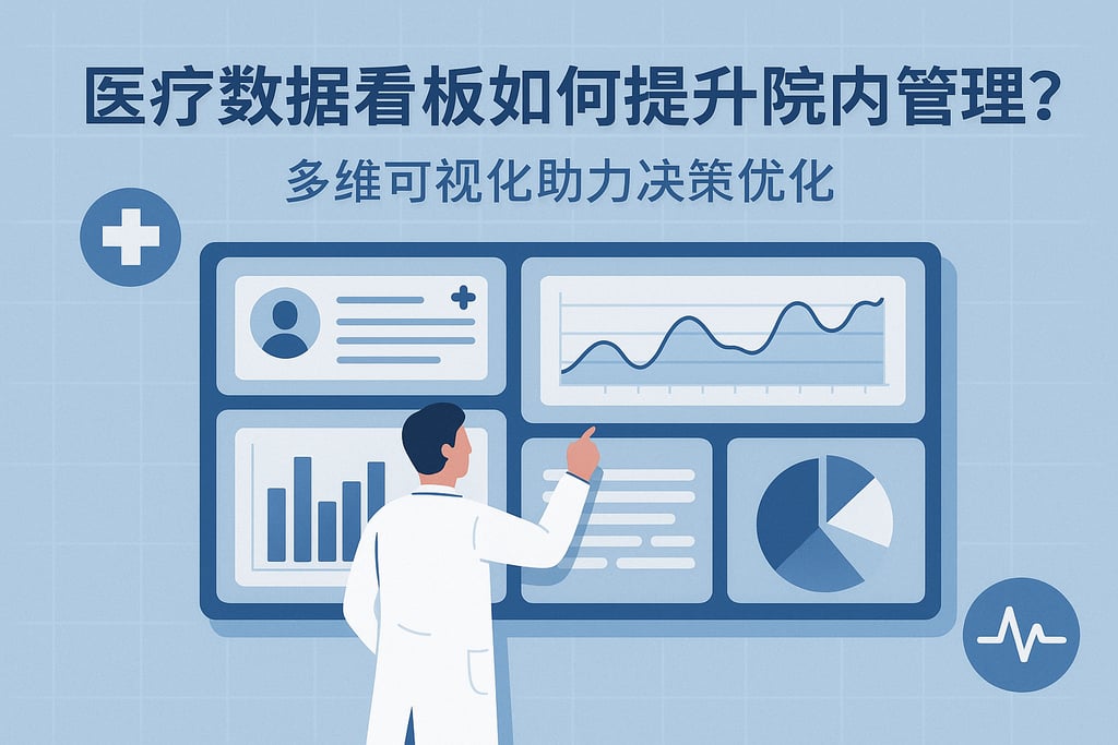 医疗数据看板如何提升院内管理？多维可视化助力决策优化