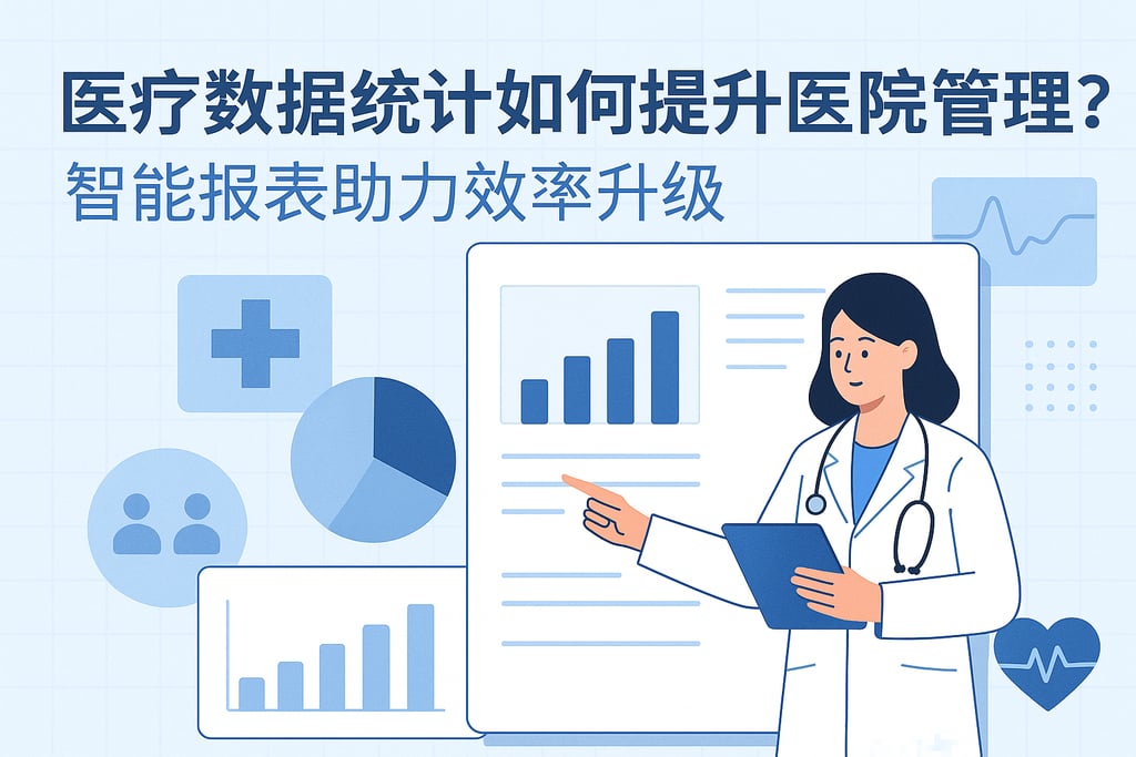 医疗数据统计如何提升医院管理？智能报表助力效率升级