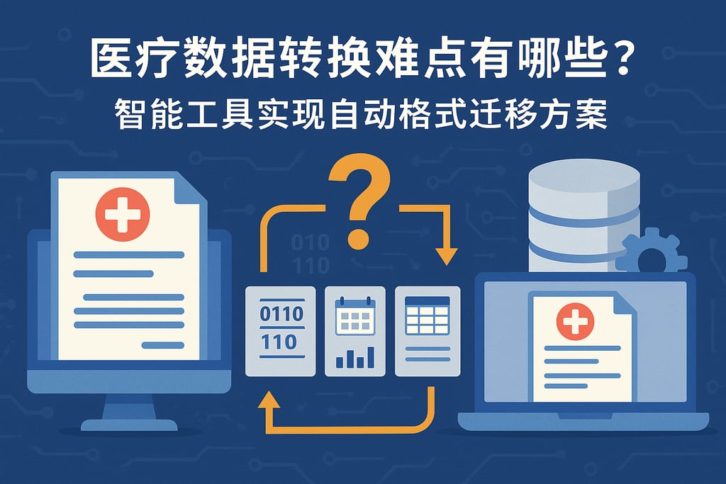 医疗数据转换难点有哪些？智能工具实现自动格式迁移方案