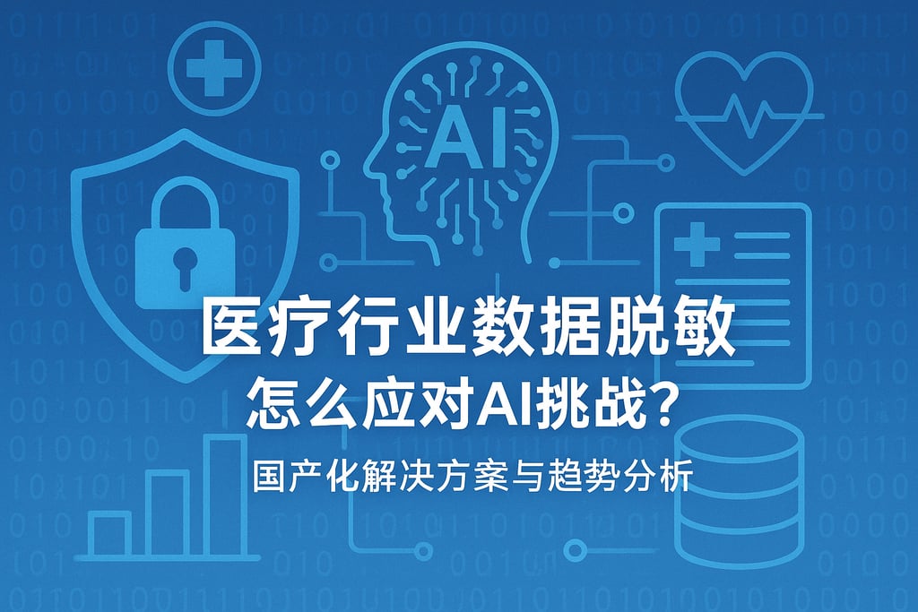 医疗行业数据脱敏怎么应对AI挑战？国产化解决方案与趋势分析