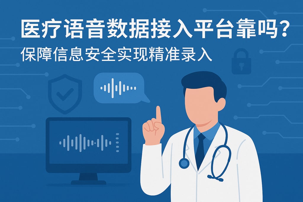 医疗语音数据接入平台靠谱吗？保障信息安全实现精准录入