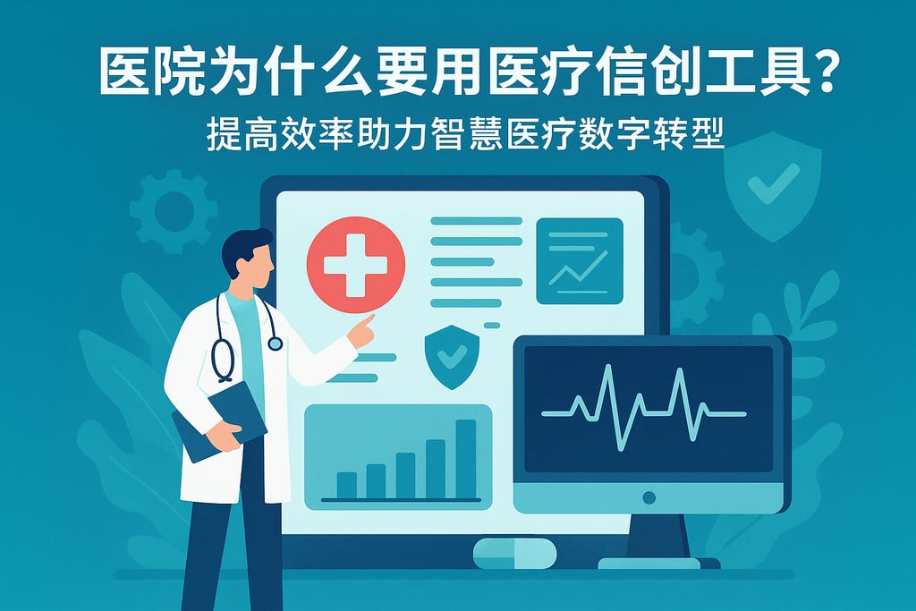医院为什么要用医疗信创工具？提高效率助力智慧医疗数字转型