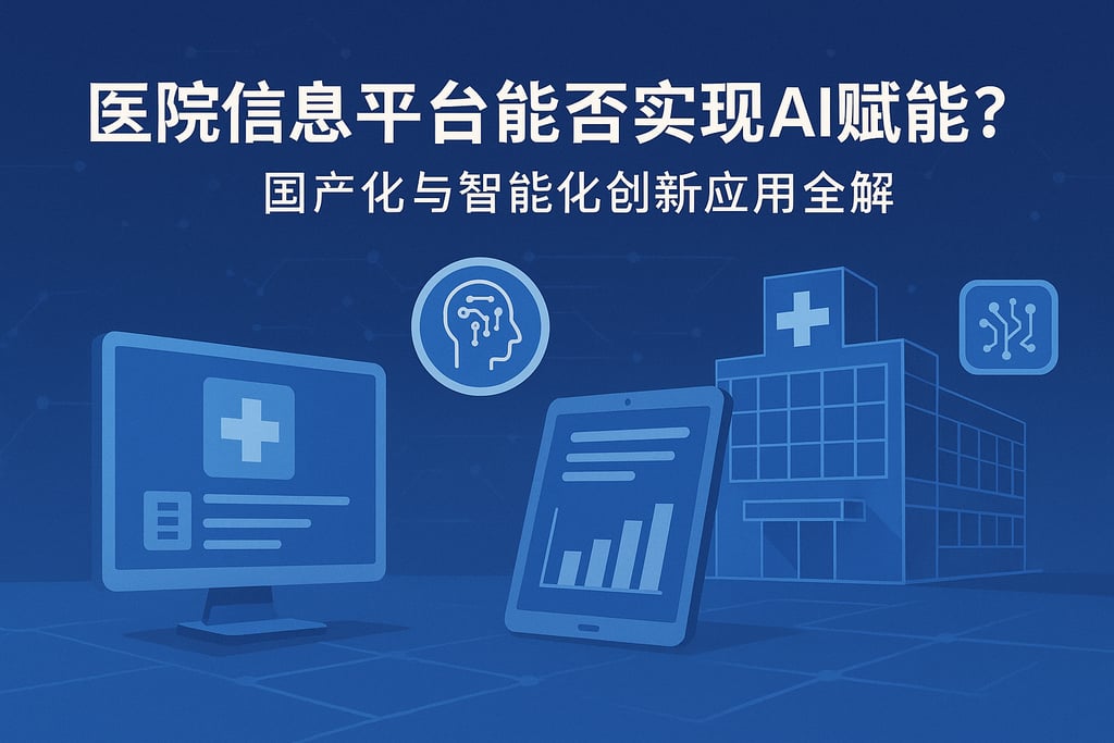 医院信息平台能否实现AI赋能？国产化与智能化创新应用全解