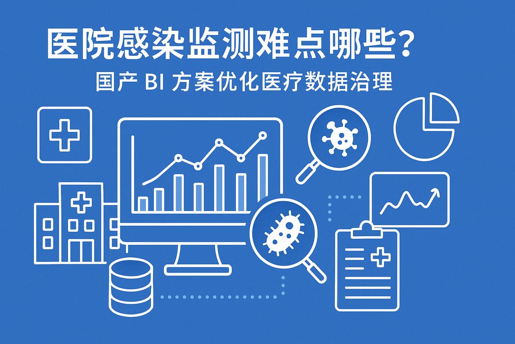 医院感染监测难点有哪些？国产BI方案优化医疗数据治理